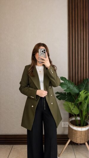 Blazer Largo Verde Muzgo