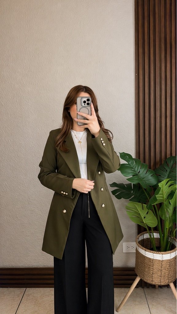 Blazer Largo Verde Muzgo