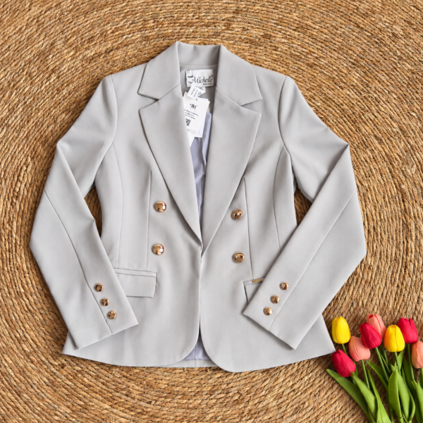 Blazer  con forro 9B gris