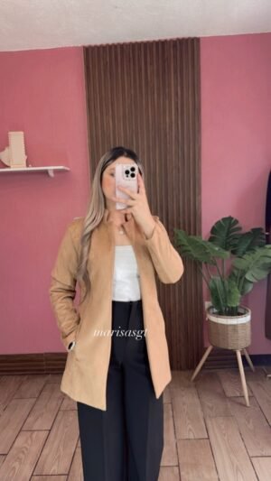 Blazer Gamuza Gena