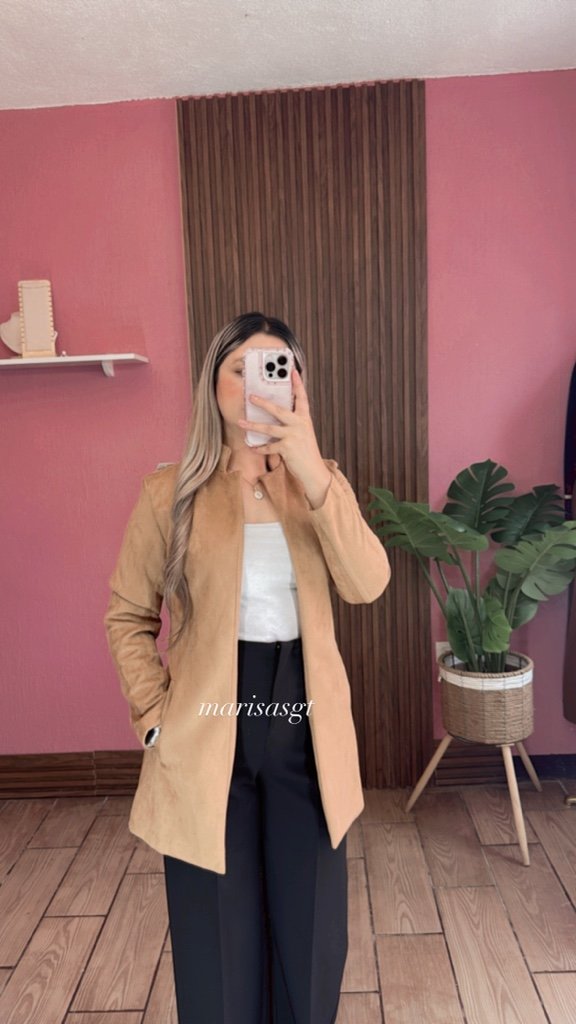 Blazer Gamuza Gena