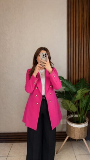 Blazer Largo Fuscia