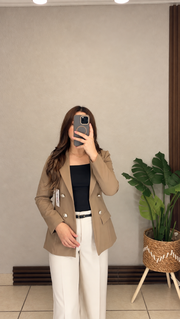 Blazer sin forro manga normal Cacky
