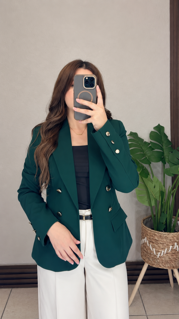 Blazer con forro 9B verde botella