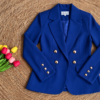 Blazer con forro 9B Azul pavo