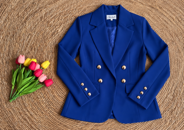 Blazer con forro 9B Azul pavo