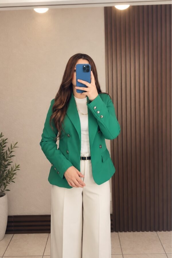 Blazer con Forro 9B Verde Esmeralda