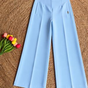 Pantalon de pinzas Nikki  celeste