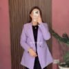 Blazer con Forro 4/B Lila