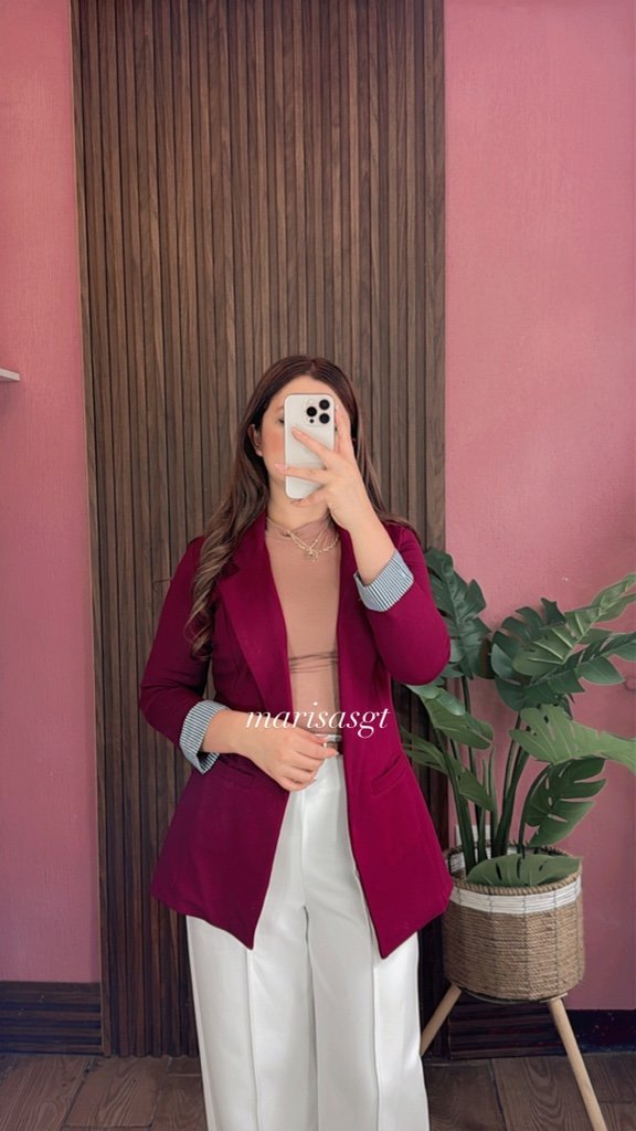 Blazer Manga Rayada Corinto