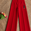 Pantalon de pinzas Nikki  rojo