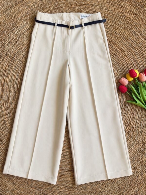 Pantalón Culotte/corto Beige Claro