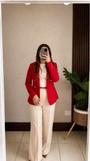 Blazer con Forro 9B Rojo