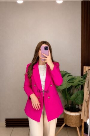9bcb2ceb-210b-5d28-85b9-80498e04debf.jpeg Blazer Botón Zucarita Fuscia