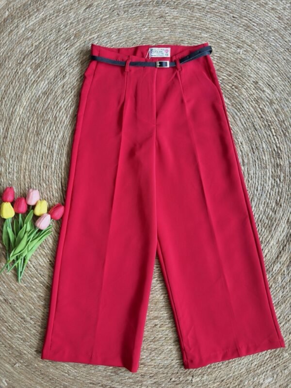 Pantalon Culotte Rojo
