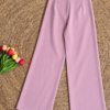 Pantalon de pinzas Nikki palo rosa
