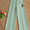 Pantalon de pinzas Nikki  verde pistacho