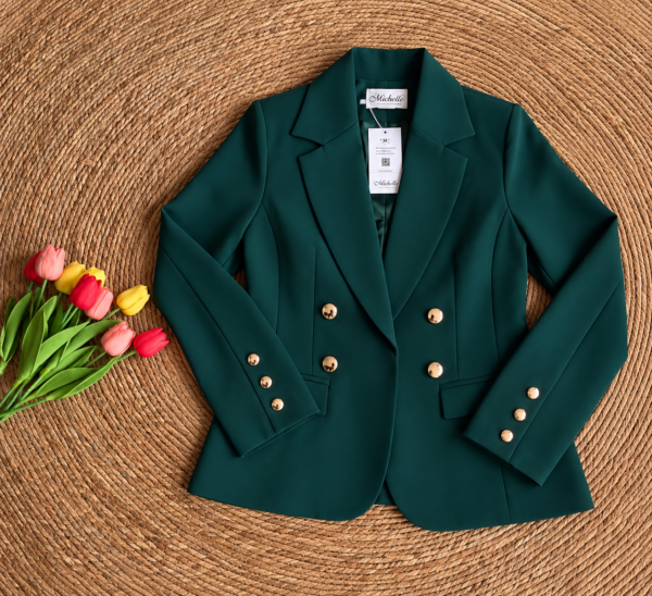 Blazer con forro 9B verde botella