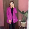 Blazer con Forro 4/B Magenta