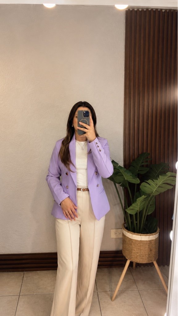 Blazer con Forro 9B Lila