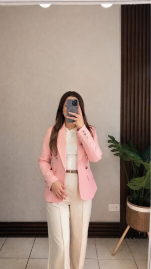 Blazer con Forro 9B Palo Rosa