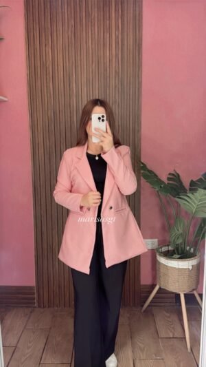 c6c8b154-5ec3-51e0-9293-e5cf711c3d47.jpeg Blazer con Forro 4/B Rosa Pétalo