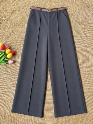 c8c913cb-fa5d-573a-b40b-ba7cc7254053.jpeg Pantalón de Vestir con Elástico Gris Oscuro