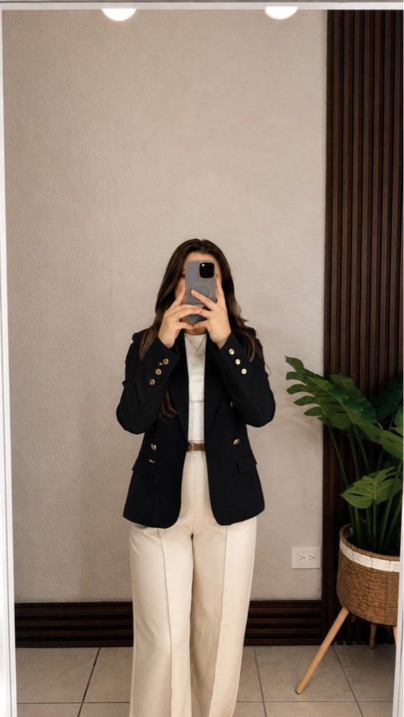 Blazer con Forro 9B Negro