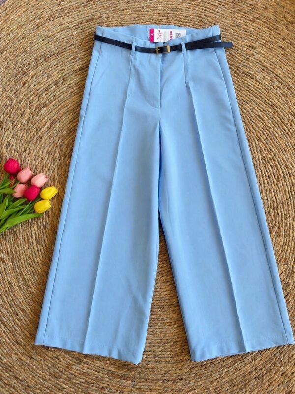 Pantalón Culotte/corto Celeste