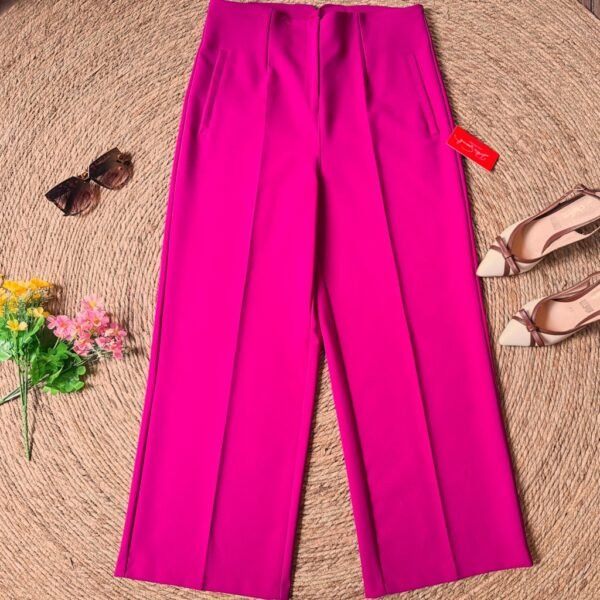 Pantalón de Pinzas Magenta